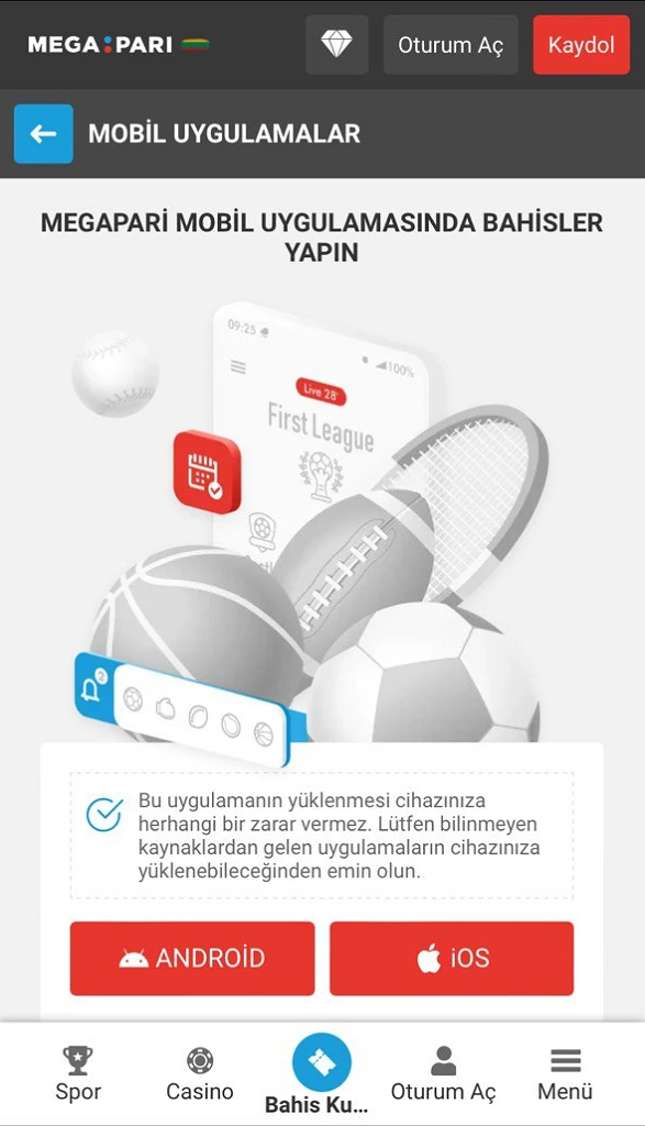 Nasıl İndirilir Megapari Uygulaması